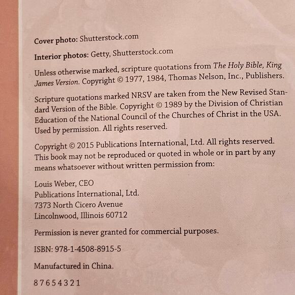 Daily Promises for Women Hardcover Inspiring Book of Bible Verses - Picture 4 of 5